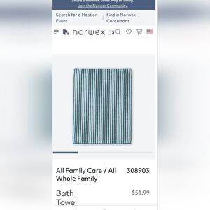 Norwex antimicrobial bath towels